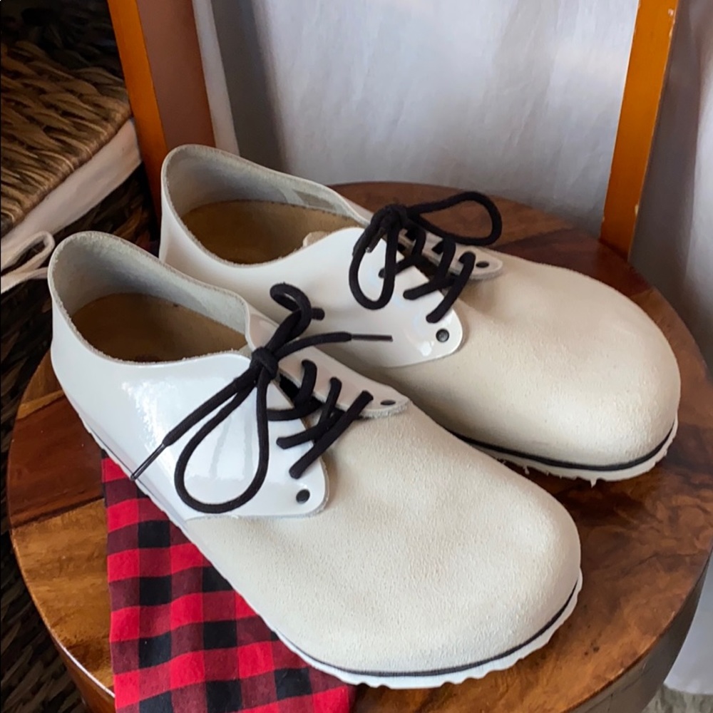 Birkenstock white peasant shoe New no Tags